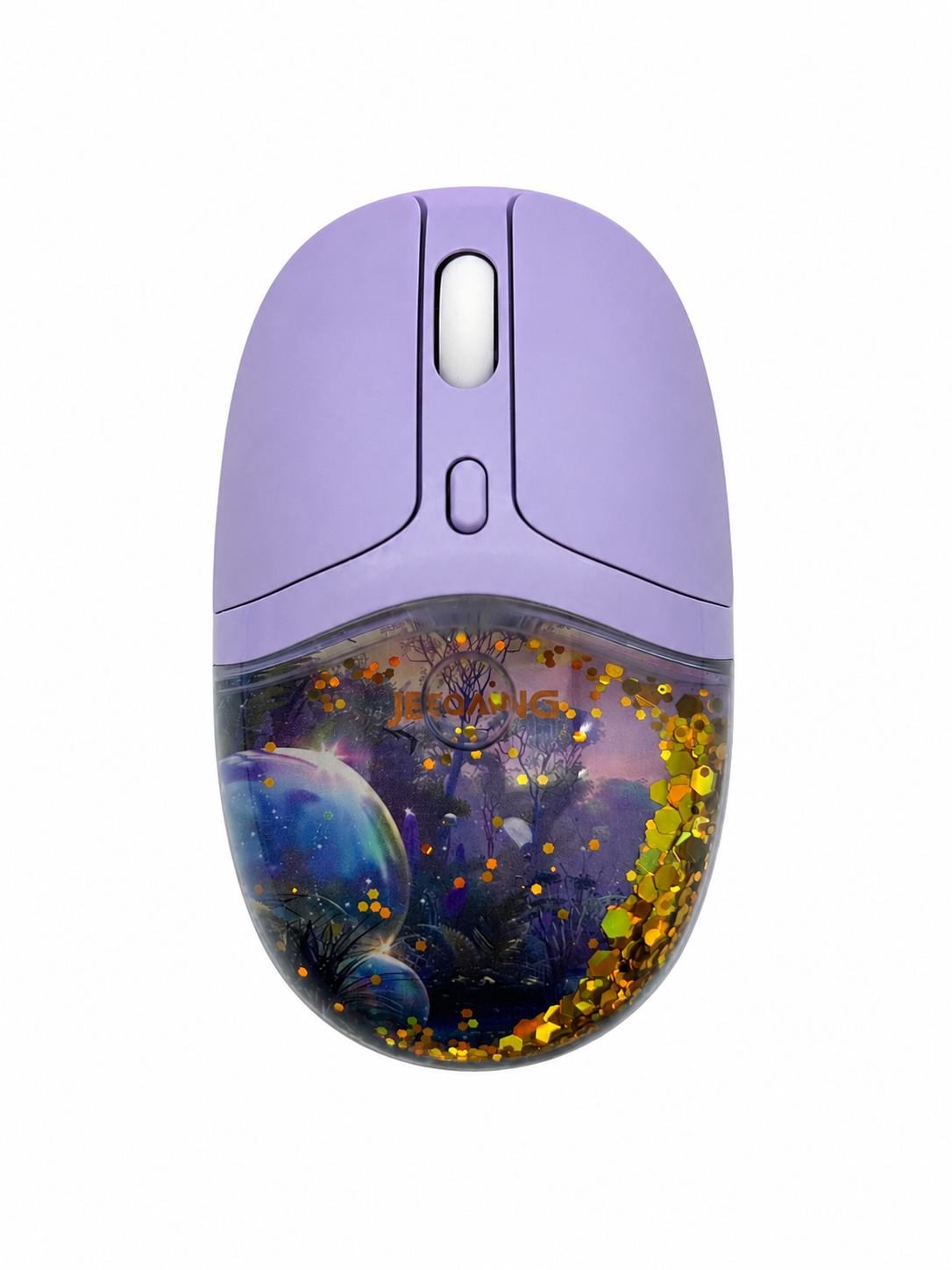 Mouse inalámbrico Bluetooth recargable silencioso 4000 DPI con efecto de arena