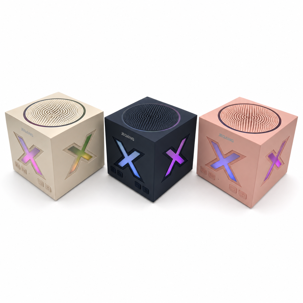 Parlante Bluetooth Portátil Mini 6 W con Luces RGB y microSD