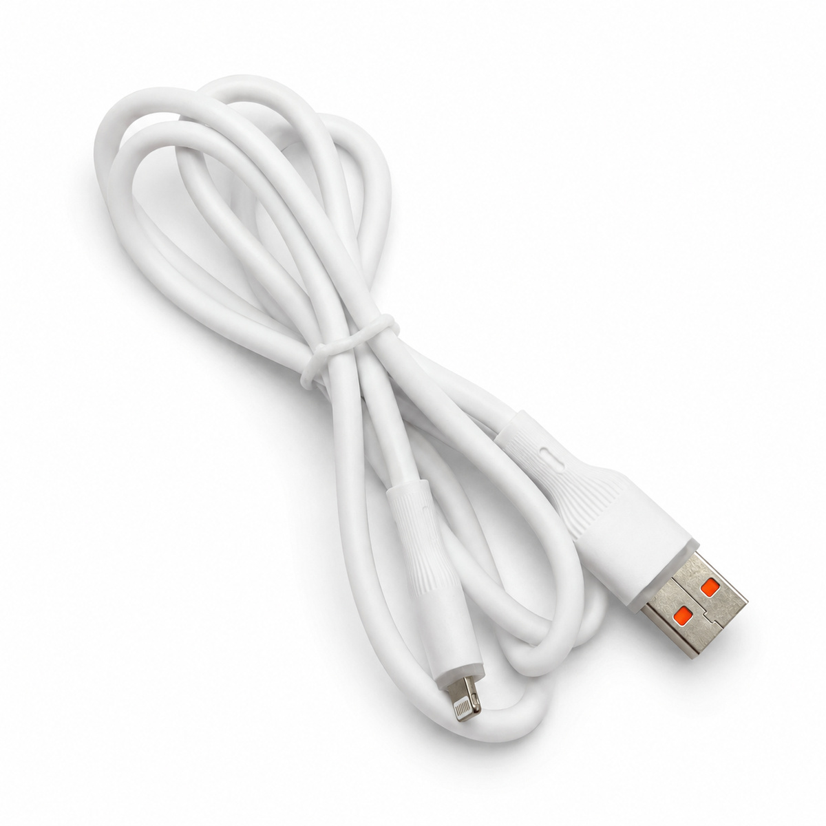 Cable USB-A a Lightning de Silicona 1 m para Carga y Datos